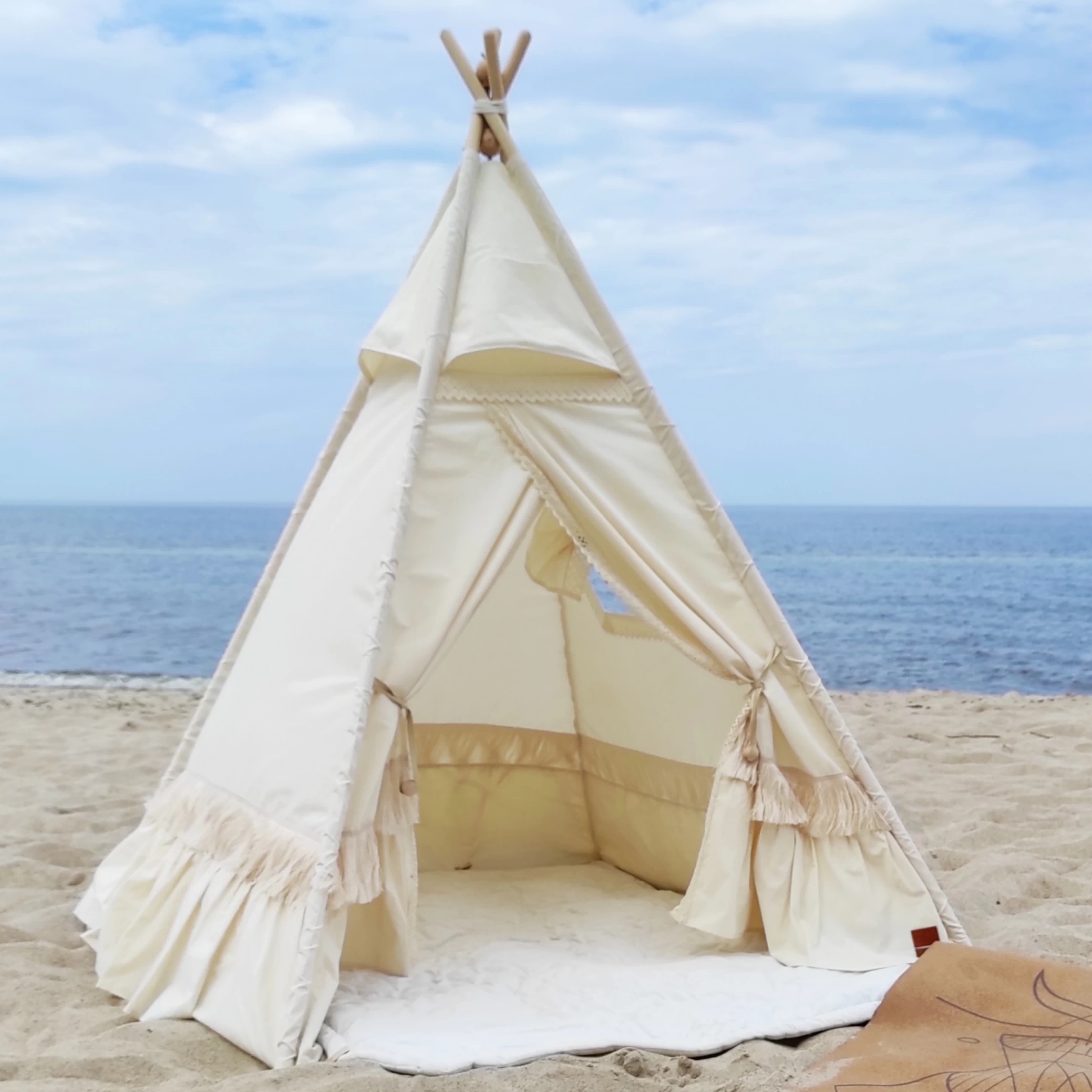 indianski-namiot-819dqs.webp NAMIOT TIPI Z WENTYLEM NATURA BOHO Z MATĄ Gzubek - obrazek 1