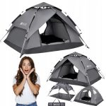Namiot kempingowy 3w1 215x180x130 DEWUR, Używany, 0860000054072 • Cena • Opinie Allegro