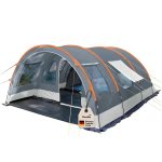 Namiot kempingowy tunelowy Helsinki 6, 6 osobowy, 1 2 sypialnie, ruchoma ściana | Decathlon