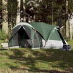 vidaXL Namiot rodzinny tipi, 8 osobowy, zielony, wodoszczelny sklep lightandhouse.pl