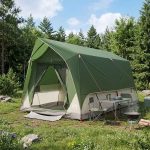 Namiot tunelowy 8 osobowy zielony Poliester i Stal vidaXL Leroy Merlin