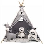 Namiot Tipi dla dzieci PODUSZKI ZWIERZAKI ZOO stabilizator Namioty dla dzieci Tipi | Namioty dla dzieci | Izabell