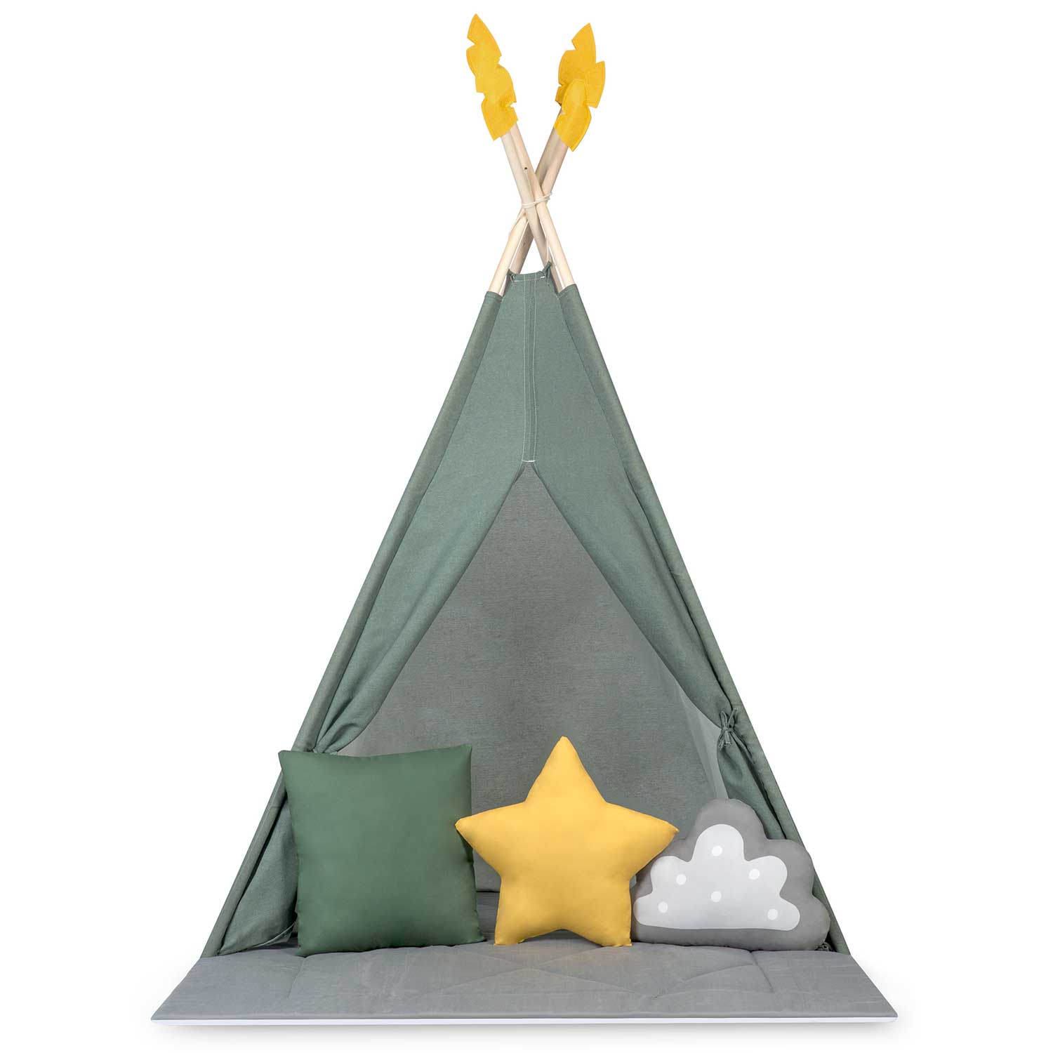 namiot-dla-dzieci-tipi-745igd-1.jpg Namiot tipi dla dzieci NK 406 Nukido zielony - obrazek 1