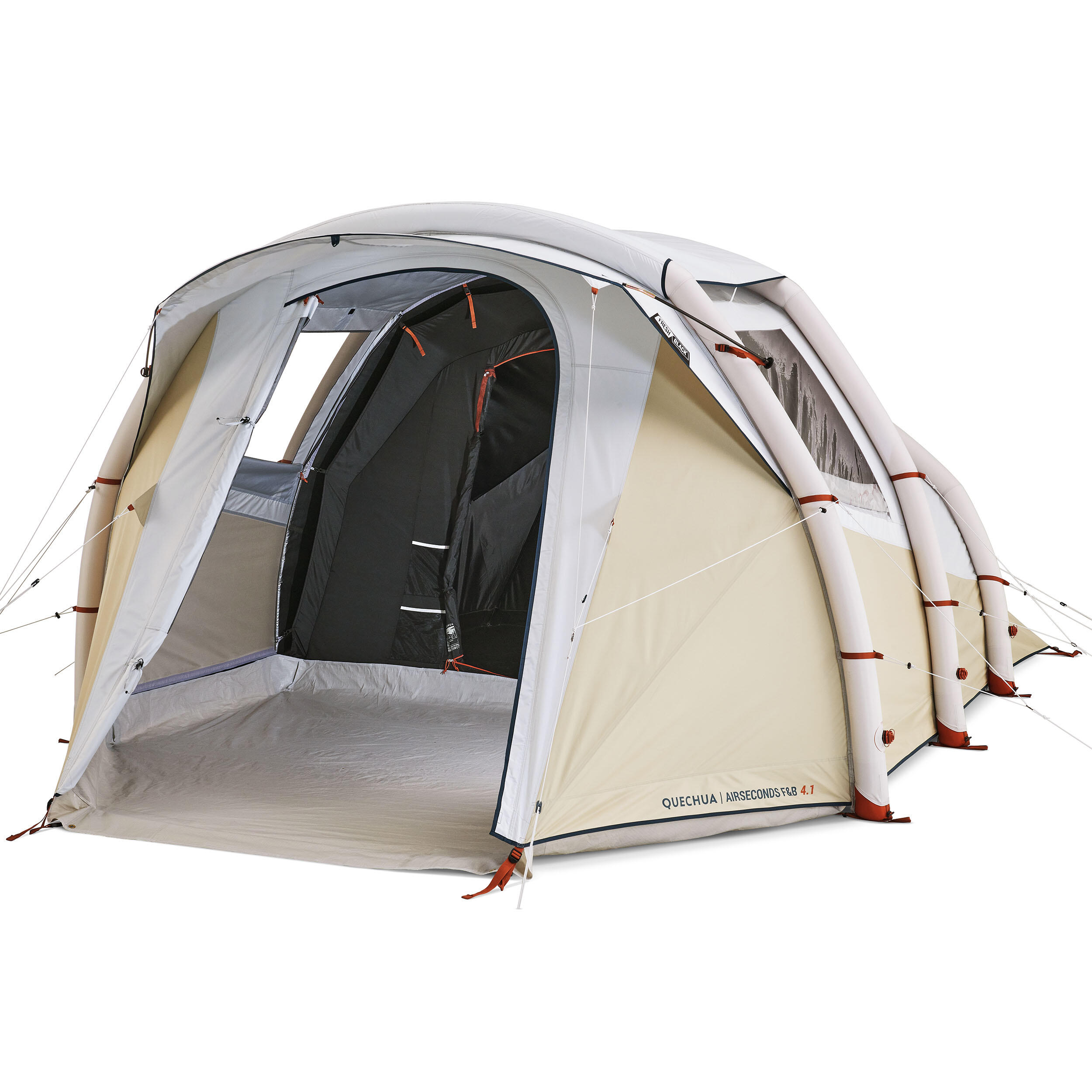 namiot-dmuchany-168pah-1.jpg Namiot kempingowy dmuchany Quechua Air Seconds 4.1 Fresh & Black 4 os. | Decathlon - obrazek 1