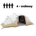 Namiot 4 osobowy Air Seconds 4.2 dmuchany Fresh&Black​ Quechua