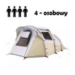 Namiot 4 osobowy Air Seconds 4.1 dmuchany Fresh&Black​ Quechua