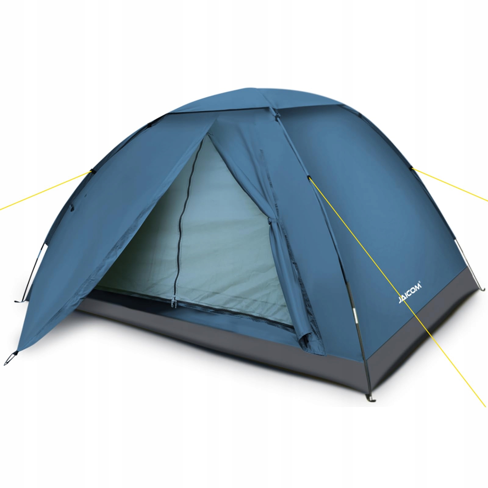 namiot-jednoosobowy-lekki-026tju-1.jpg JAICOM Namiot Jednoosobowy Lekki Stabilny Wodoodporny Na Camping Trekking • Opinie Allegro - obrazek 1