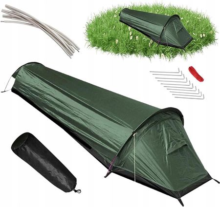 namiot-jednoosobowy-lekki-734yrr-1.jpg Namiot Namiot Turystyczny 1 Osobowy Kempingowy Lekki Kamuflaż 210D 220X50Cm Ceny i opinie Ceneo.pl - obrazek 1