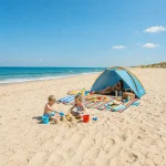 Namiot plażowy i parasol na plażę | Nils Group