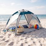 Parawan, namiot plażowy Easy Open Outtec niebieski Sport Shop.pl