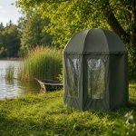 PARASOL WĘDKARSKI NAMIOT NA RYBY PEŁNY Z OSŁONĄ Z BOKAMI WODOODPORNY 240 cm