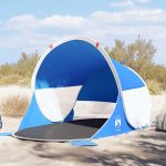 VidaXL Namiot plażowy pop up wodoodporny lazurowy | Decathlon