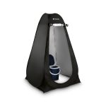 Namiot pop up prysznic turystyczny Tadar 190 x 120 x 120 cm czarny • Tadar.pl