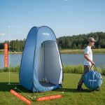 Namiot prysznicowy VEVOR Pop Up (1219 x 1219 x 2134 mm) Wodoodporny namiot toaletowy z przebieralnią, w zestawie śledzie, liny, torba transportowa i