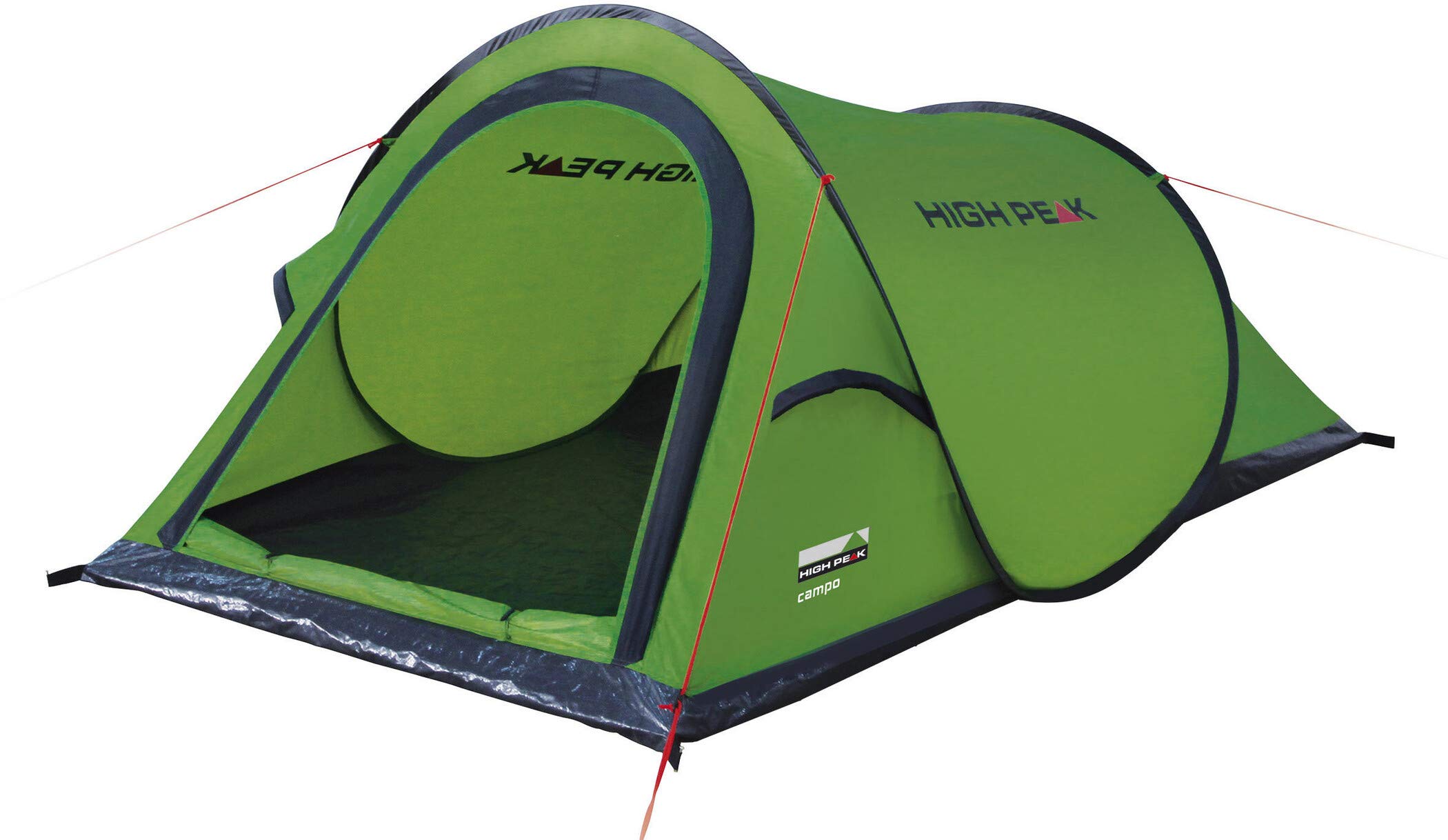 namiot-samorozkladajacy-2-osobowy-967fzm.jpg High Peak Campo 2 namiot samorozkładający, rozkładany namiot dla 2 osób, namiot festiwalowy z dnem wanny, super lekki namiot samorozkładający się, wodoszczelny 1500 mm, system wentylacji, ochrona : Amazon.pl: Sport i turystyka - obrazek 1