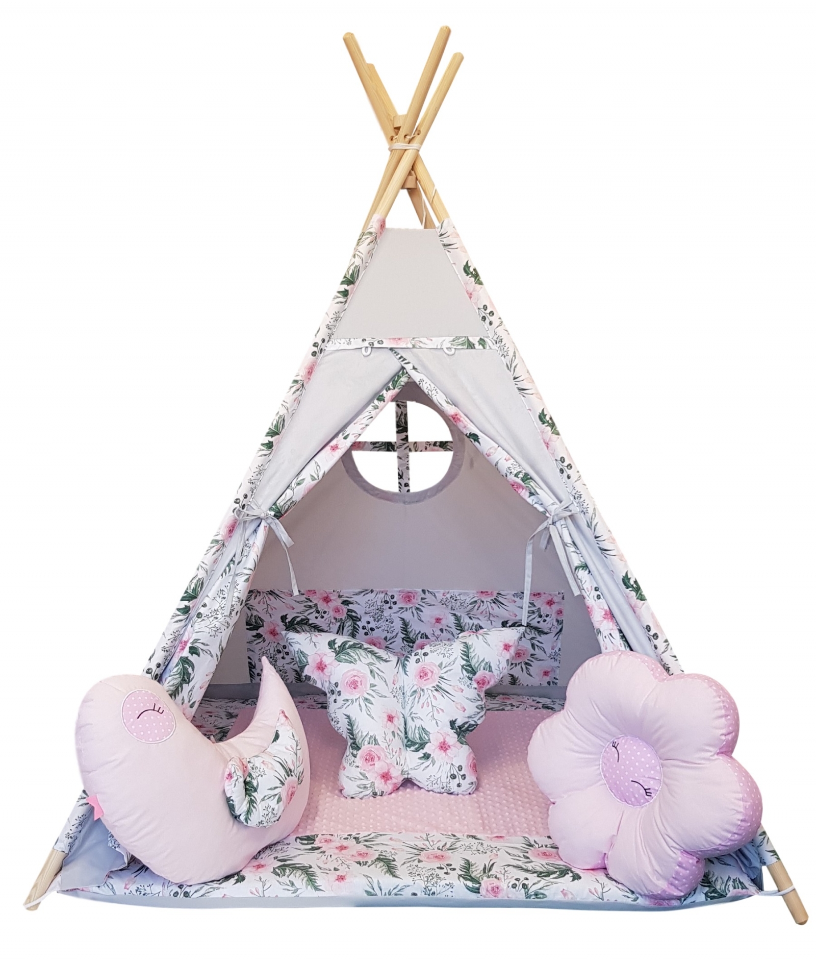namiot-tipi-dla-dziewczynki-420zev-1.jpg Namiot Tipi dla dzieci PODUSZKI GARDEN Namioty dla dzieci Tipi | Namioty dla dzieci | Izabell - obrazek 1