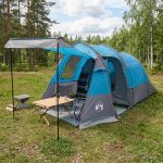 vidaXL Namiot tunelowy 390 x 215 x 152 cm niebieski