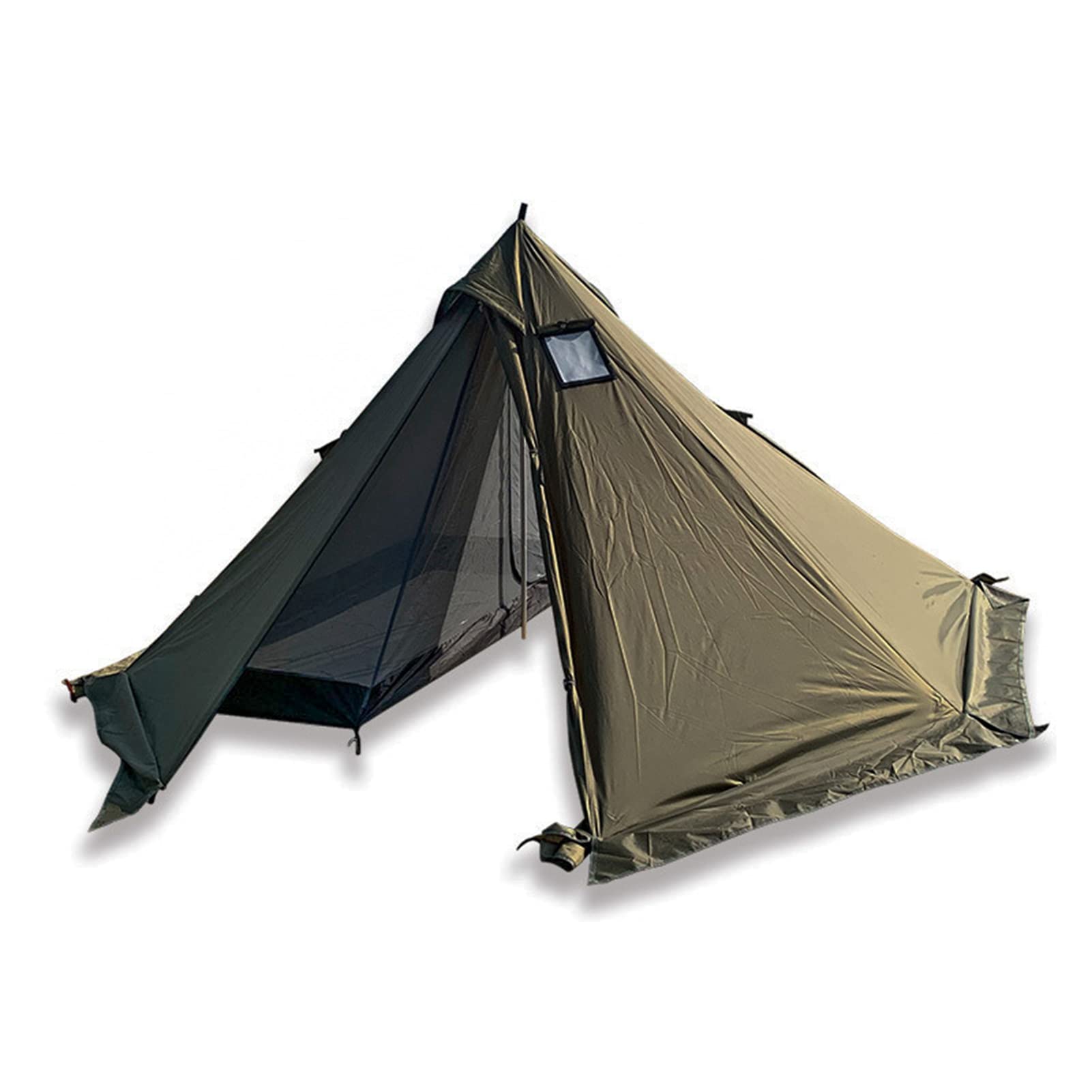 namiot-zimowy-302gmc-1.jpg Namiot Gorący, Namiot Zimowy, Tipi,Namiot termiczny Pyramid Hot Tent Outdoor Camping wodoodporny namiot tipi 1 osobowy namiot tipi zimowy namiot z ... - obrazek 1
