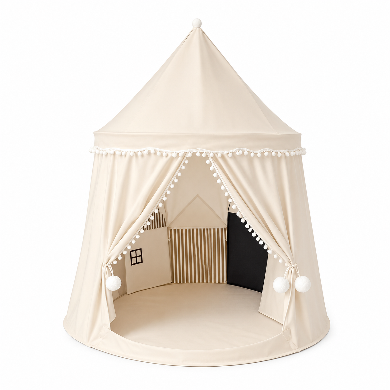 tipi-dla-dziecka-502zvf.png Namiot Tipi Dla Dzieci Duży Zamek Księżniczki Składany Domek Do Zabawy - obrazek 1